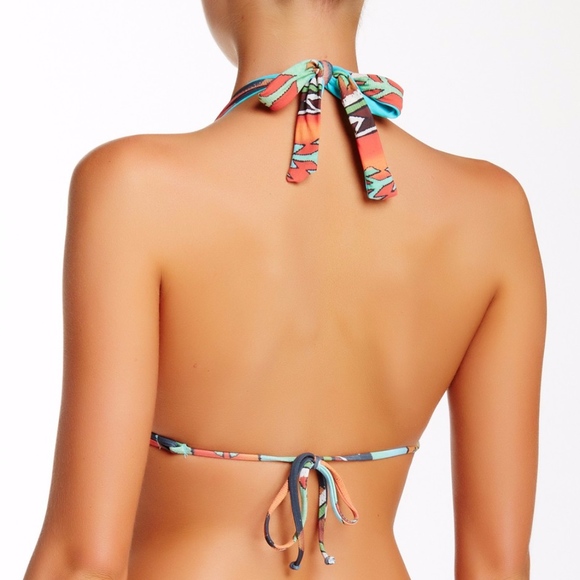 NWT $110 Ale‎ By Alessandra Ambrosio Tribal Multicolor Triangle Top [SZ XS ] - Picture 3 of 3
